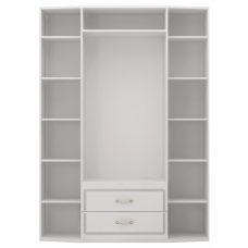 Шкаф для одежды 4-х дверный с ящиками (без зеркал) 02 Виктория