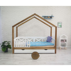Детская кровать домик Хома 9 Cross Wood