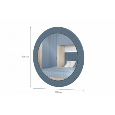 Зеркало Ола волна (синий)