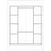 Шкаф СИРИУС четырехдверный с двумя выдвижными ящиками и зеркалом, цвет Дуб Сонома