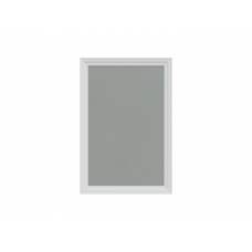 Зеркало навесное Кантри 60х90, массив сосны, цвет белый