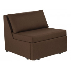 Кресло для отдыха Йоки коричневое, ткань рогожка