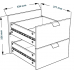 Комплект двух выдвижных ящиков Фора 4.2, цвет белый