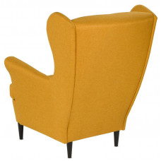 Кресло для отдыха Вало жёто-оранжевый, ткань рогожка