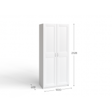 Шкаф МАКС двухдверный широкий, цвет Дуб Сонома