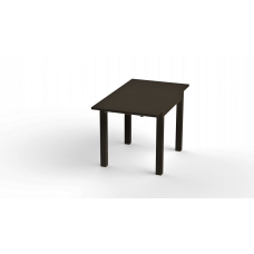 Стол обеденный раскладной ВАРДИГ С 80(120)x70 шпон, ясень черный