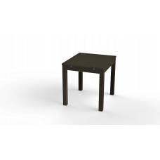 Стол обеденный раскладной ВАРДИГ С 80(120)x70 шпон, ясень черный