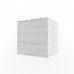 Полка Куб с фасадом эльза - Ньютон Грэй