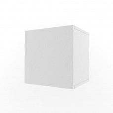 Полка Куб с фасадом  - Ньютон Грэй